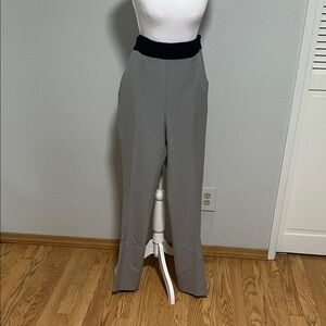 Boss Gray Trousers with Black Waistband